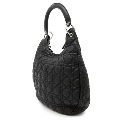 Christian Dior Black Leather Shoulder Bag Leather