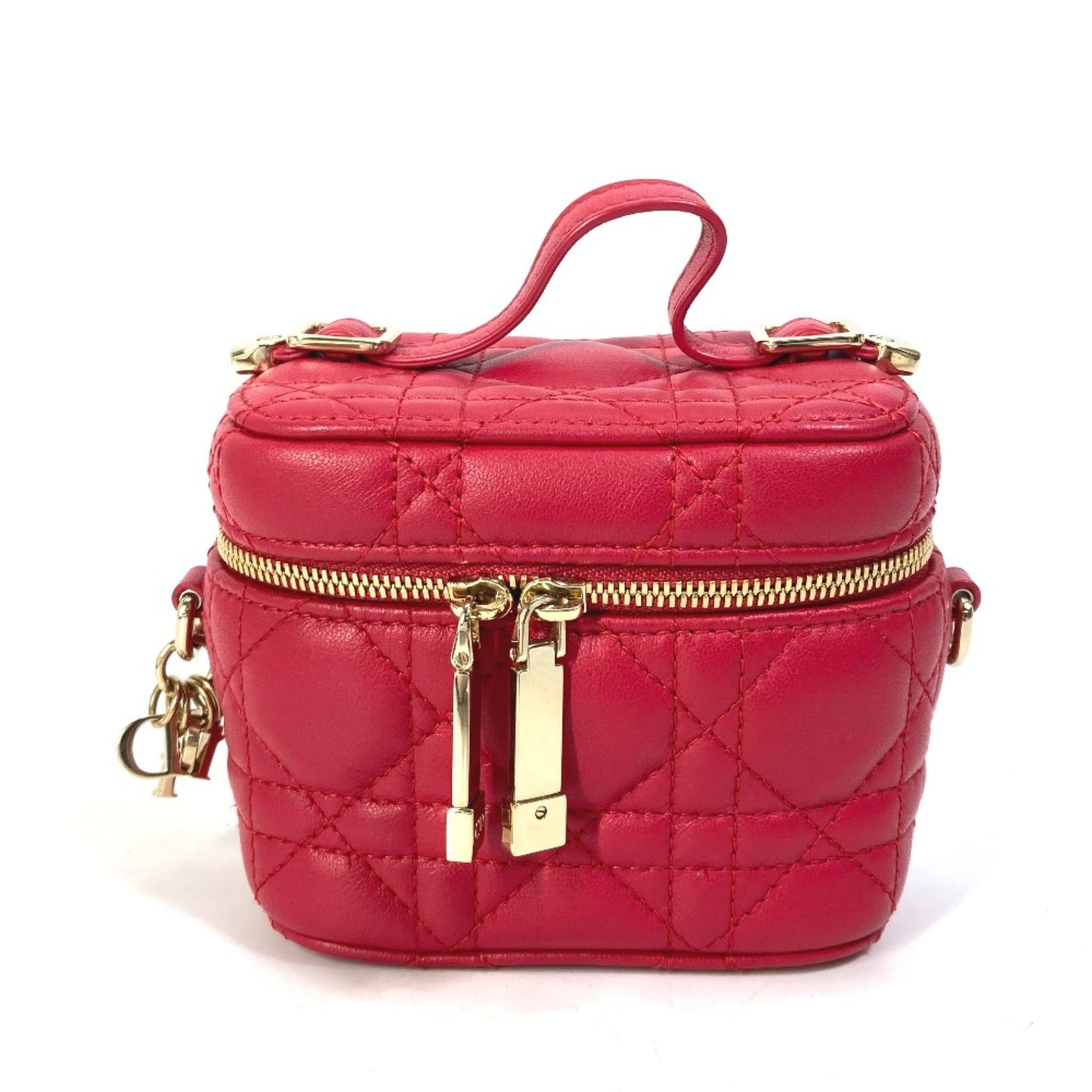 Christian Dior Red Leather Handbag