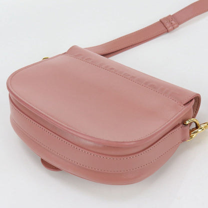 Christian Dior Pink Leather Shoulder Bag Style 4