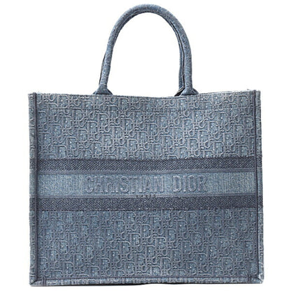 Christian Dior Blue Denim Tote Bag ()