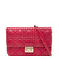 Christian Dior Pink Leather Shoulder Bag Style 3