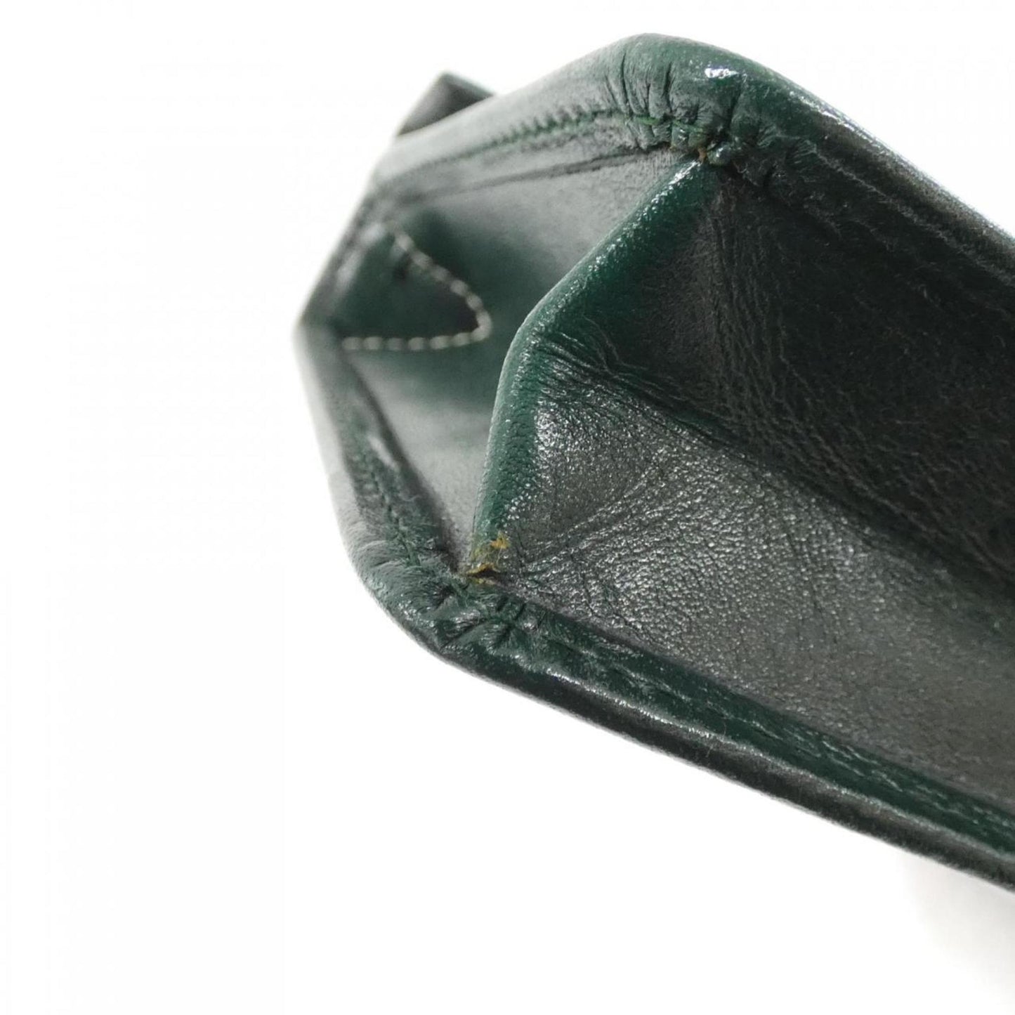 Christian Dior Green Leather Handbag Leather