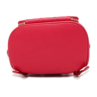 Chanel Backpack Matelasse Coco Mark Caviar Skin A93748 Chanel Bag