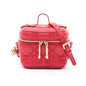 Christian Dior Lady Dior Red Color Leather Handbag Leather