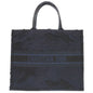 Christian Dior Navy Canvas Tote Bag