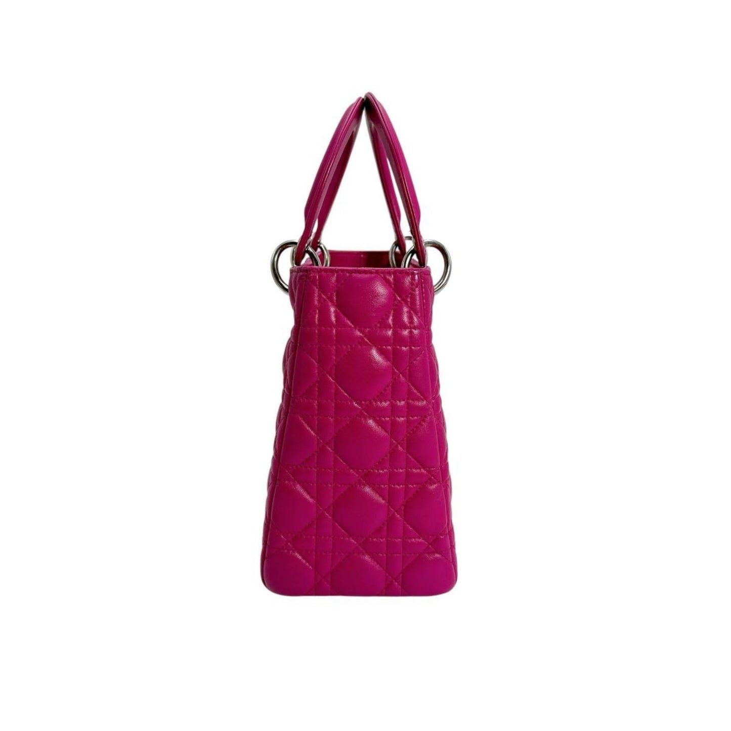 Christian Dior Pink Leather Handbag Shoulder Bag Leather