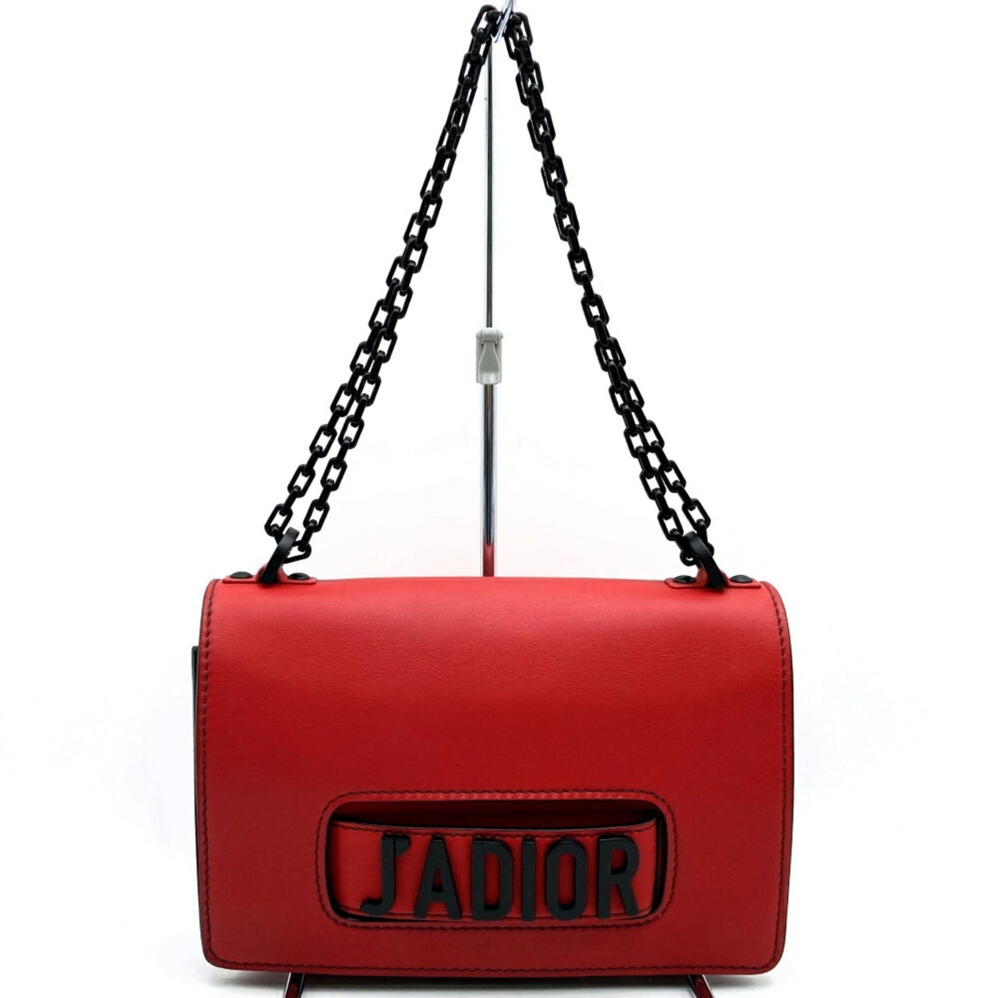 Christian Dior Red Color Leather Shoulder Bag Style 7