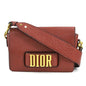 Christian Dior Red Color Leather Shoulder Bag Style 6