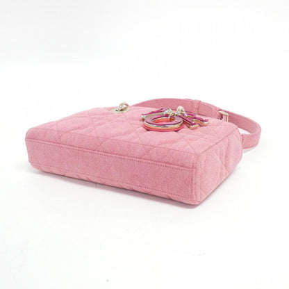 Christian Dior Pink Denim Handbag ()
