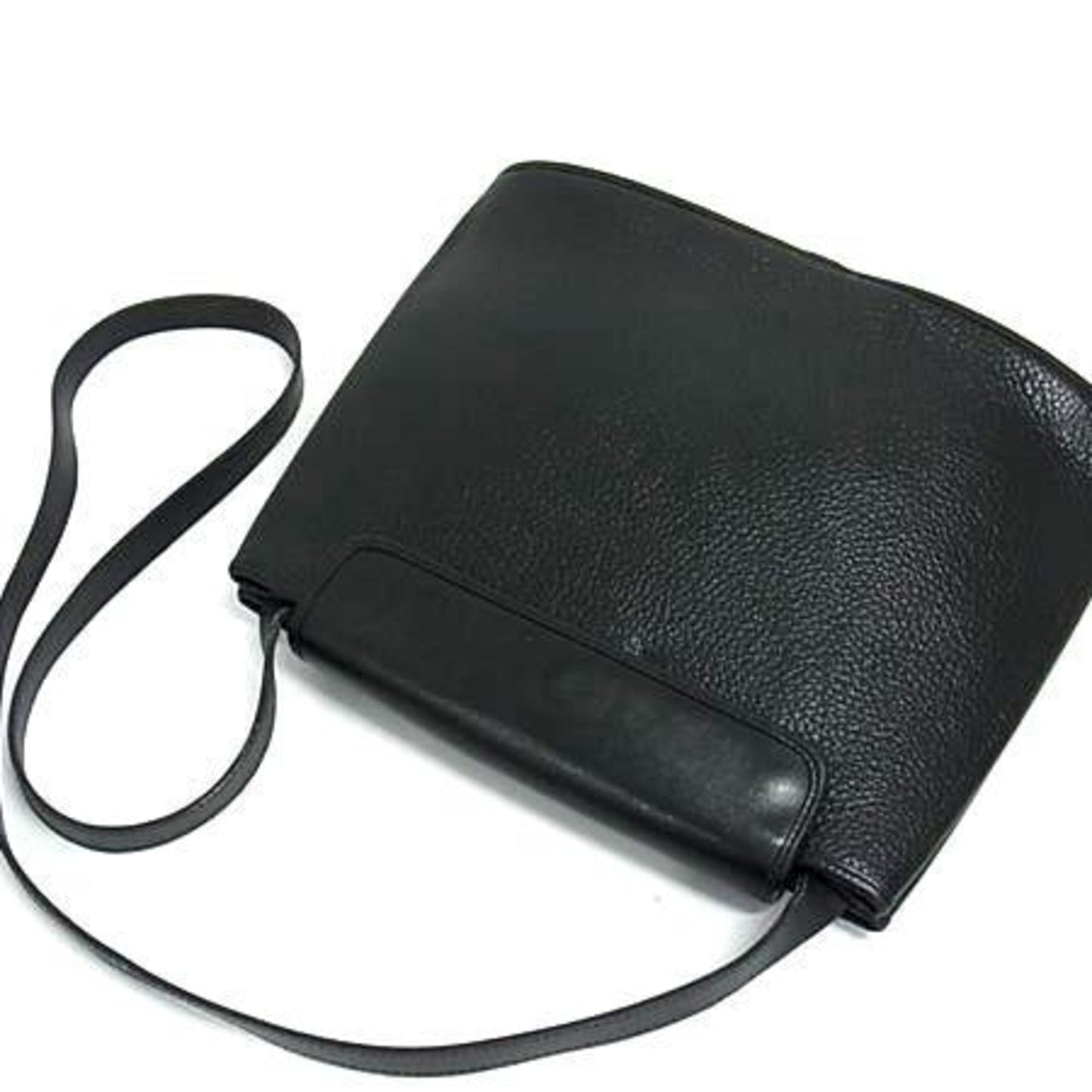 Christian Dior Black Leather Shoulder Bag Style 7