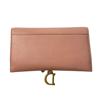Christian Dior Pink Leather Shoulder Bag