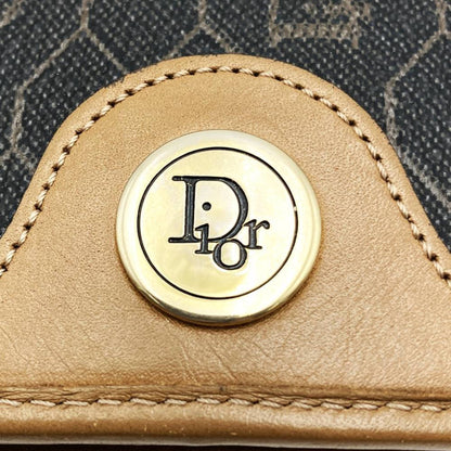 Christian Dior Brown Pvc Leather Shoulder Bag Leather
