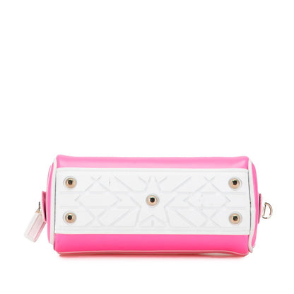 Christian Dior Pink White Leather Handbag