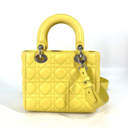 Christian Dior Yellow Leather Handbag Style 2