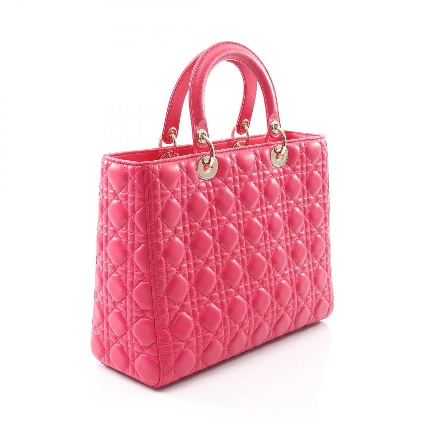 Christian Dior Pink Leather Handbag