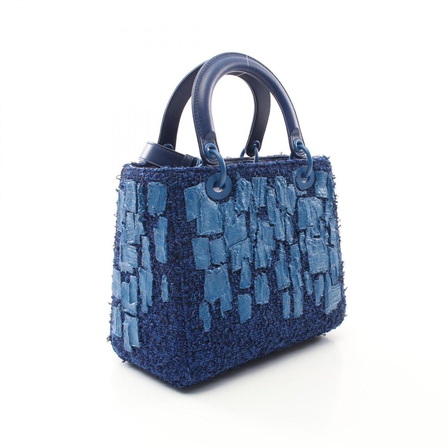 Christian Dior Blue Fabric Handbag