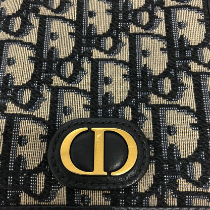 Christian Dior Navy Canvas Shoulder Bag Canvas