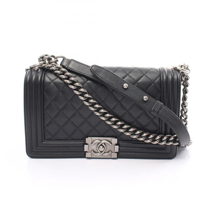 Chanel Boy Caviar Black Shoulder Bag Style 2