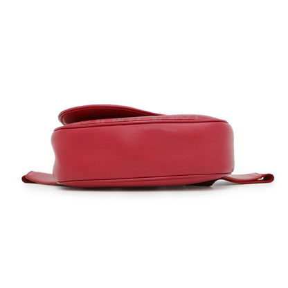 Christian Dior Red Color Leather Sling Bag