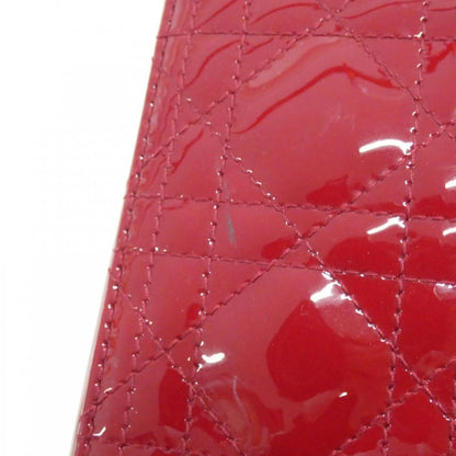 Christian Dior Cherry Red Leather Handbag Leather