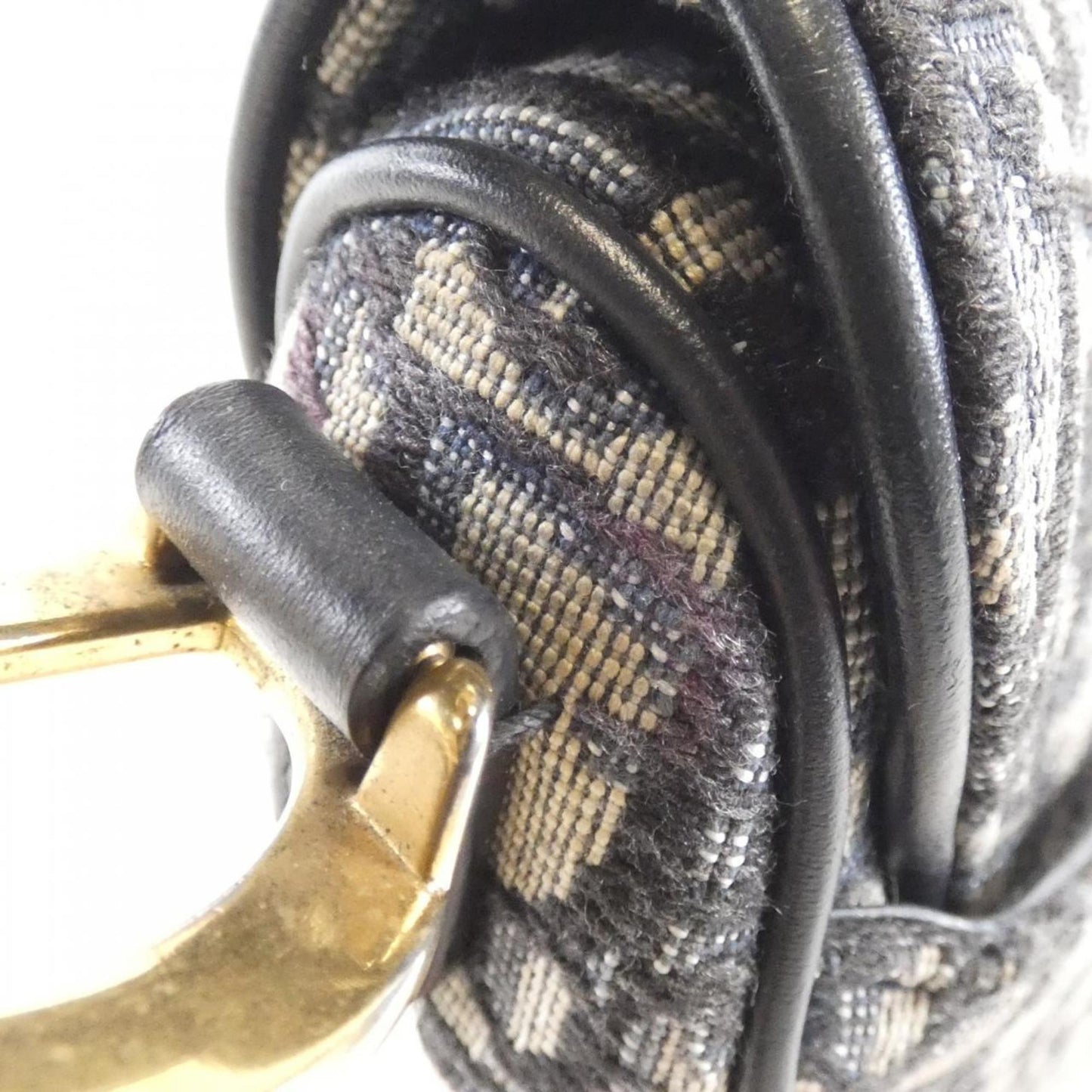 Christian Dior Blue Canvas Handbag