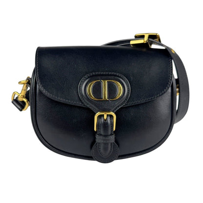Christian Dior Black Leather Shoulder Bag Style 31