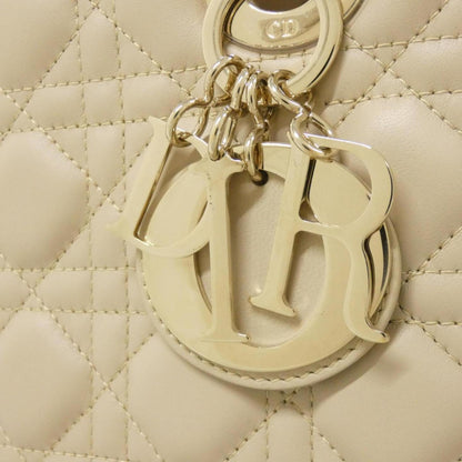 Christian Dior Beige Leather Handbag Style 2