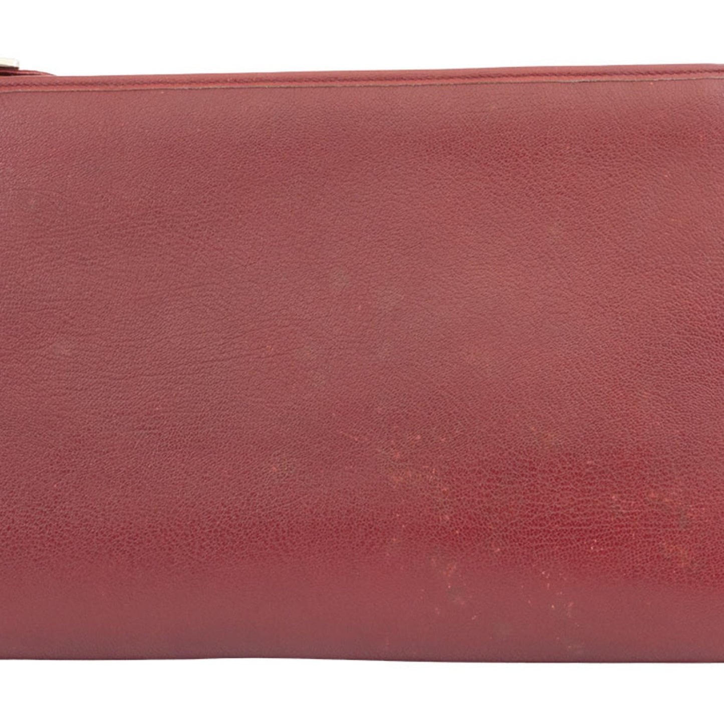Christian Dior Bordeaux Leather Shoulder Bag Leather