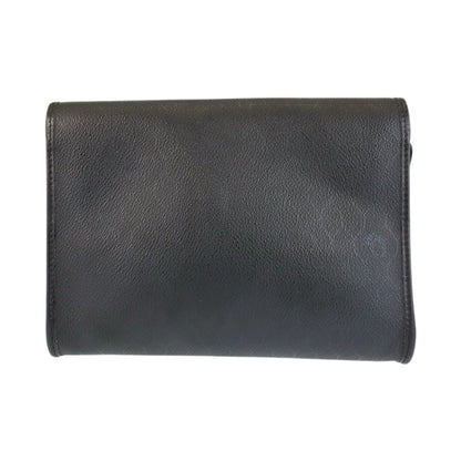 Christian Dior Black Pvc Leather Shoulder Bag