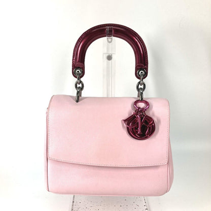 Christian Dior Metallic Pink Leather Leather Handbag Shoulder Bag