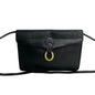 Christian Dior Black Leather Pvc Pochette Shoulder Bag