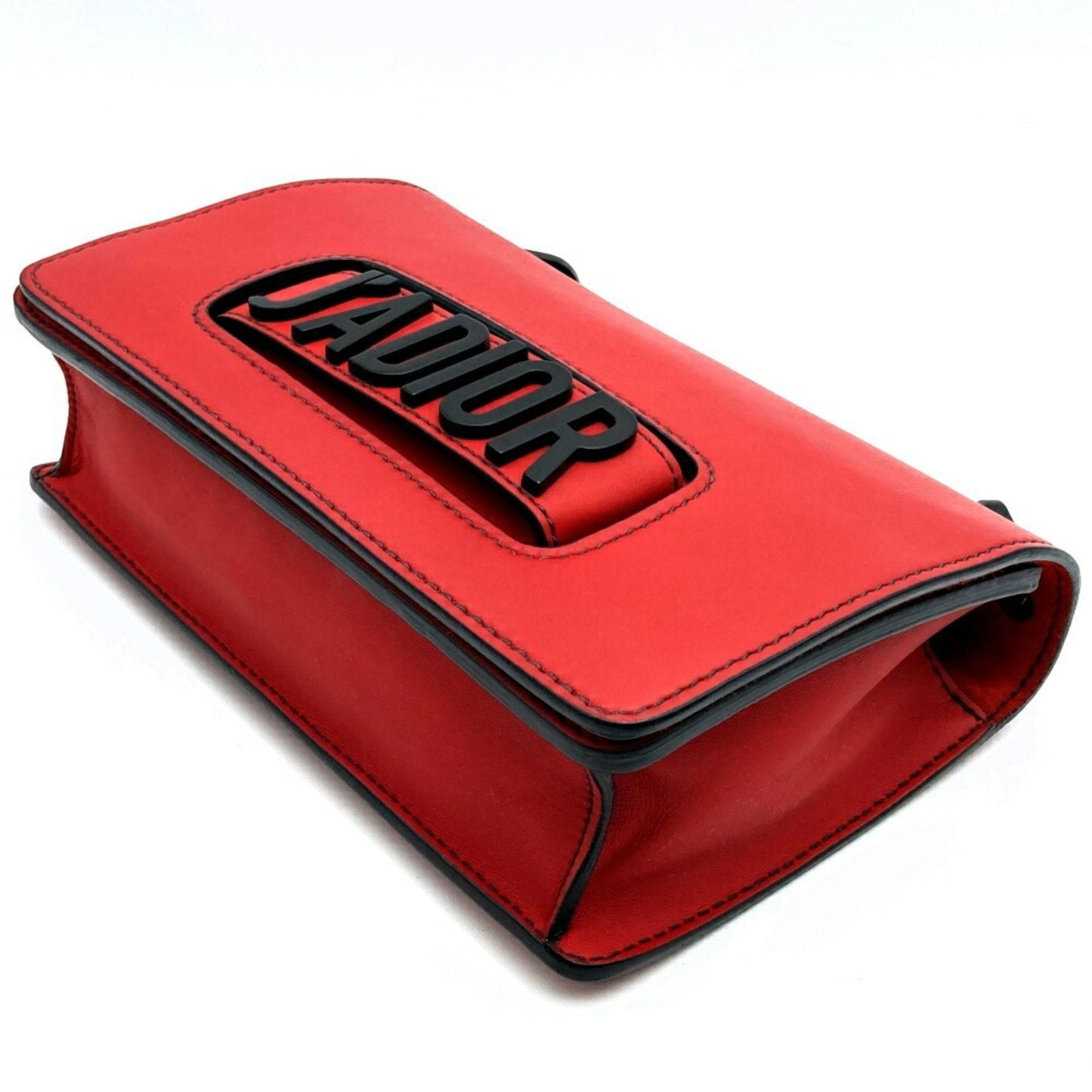 Christian Dior Red Color Leather Shoulder Bag Style 7