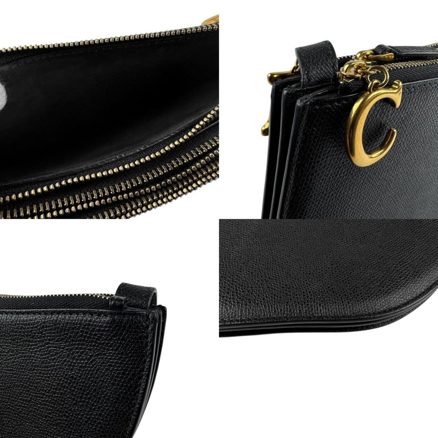 Christian Dior Black Leather Shoulder Bag Style 19