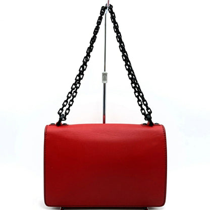 Christian Dior Red Color Leather Shoulder Bag Style 7