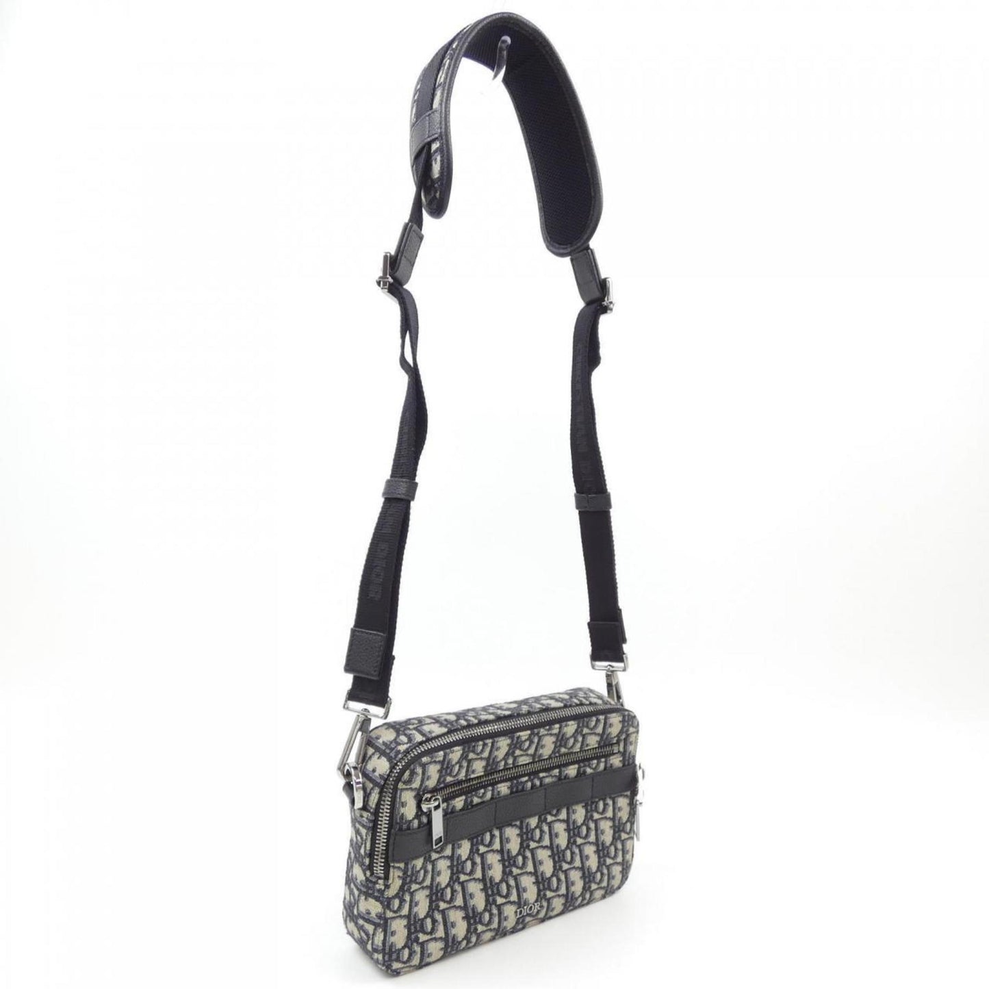 Christian Dior Beige Black Blue Handbag Style 2