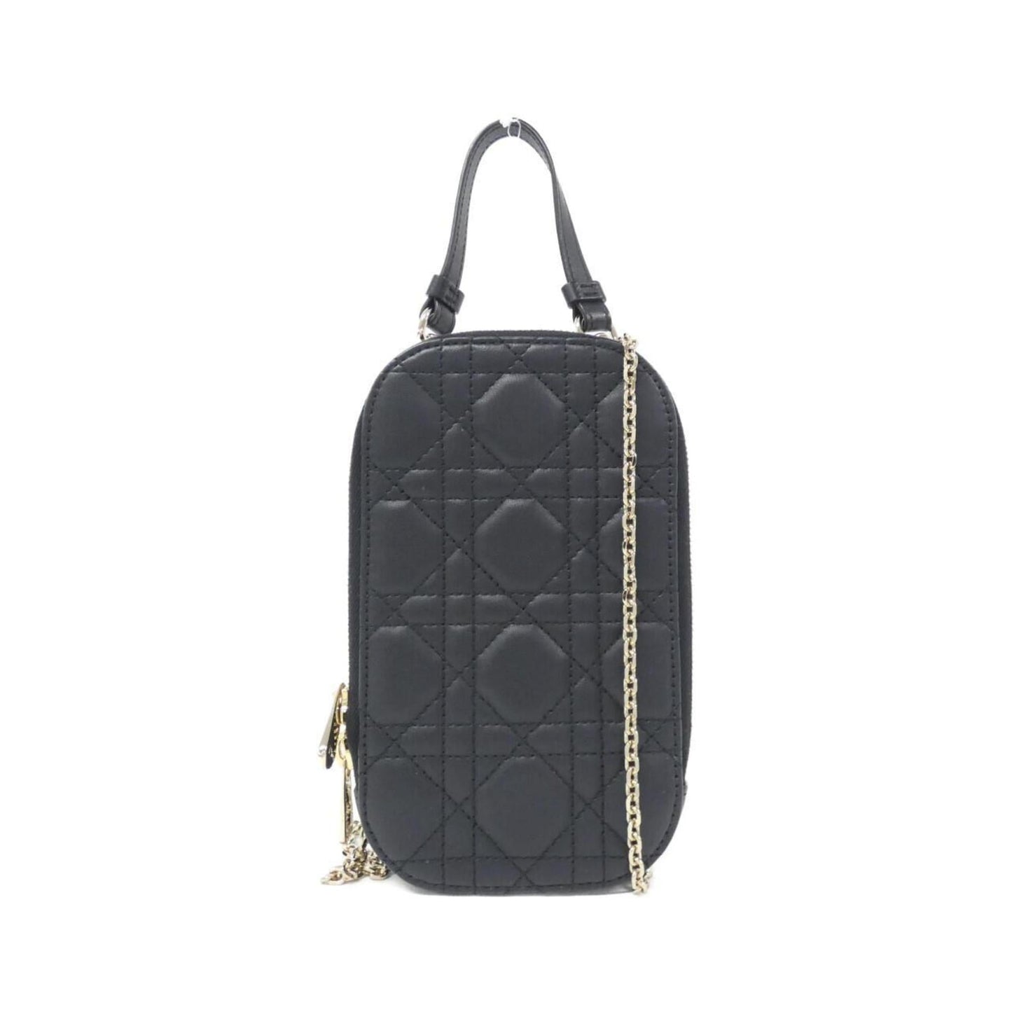 Christian Dior Black Leather Pouch Leather