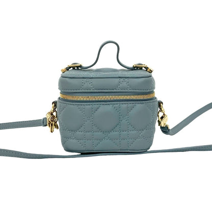 Christian Dior Gray Leather Shoulder Bag Style 5