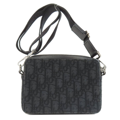Christian Dior Black Canvas Shoulder Bag Style 3