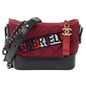 Chanel Bag Gabrielle de Chanel Women's Shoulder Chain Wool Leather Red Black Compact