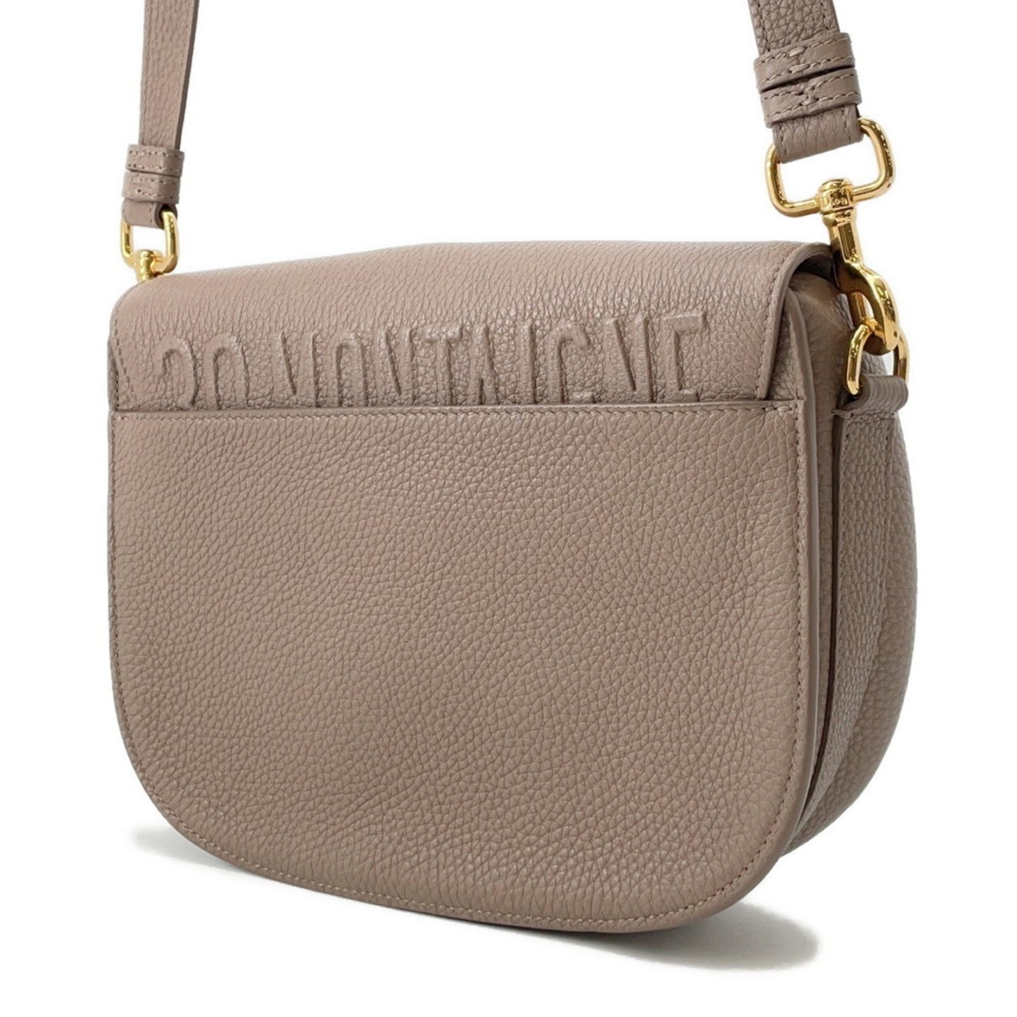 Christian Dior Grayish Leather Shoulder Bag