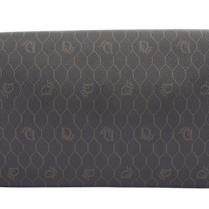 Christian Dior Dark Brown Pvc Leather Shoulder Bag