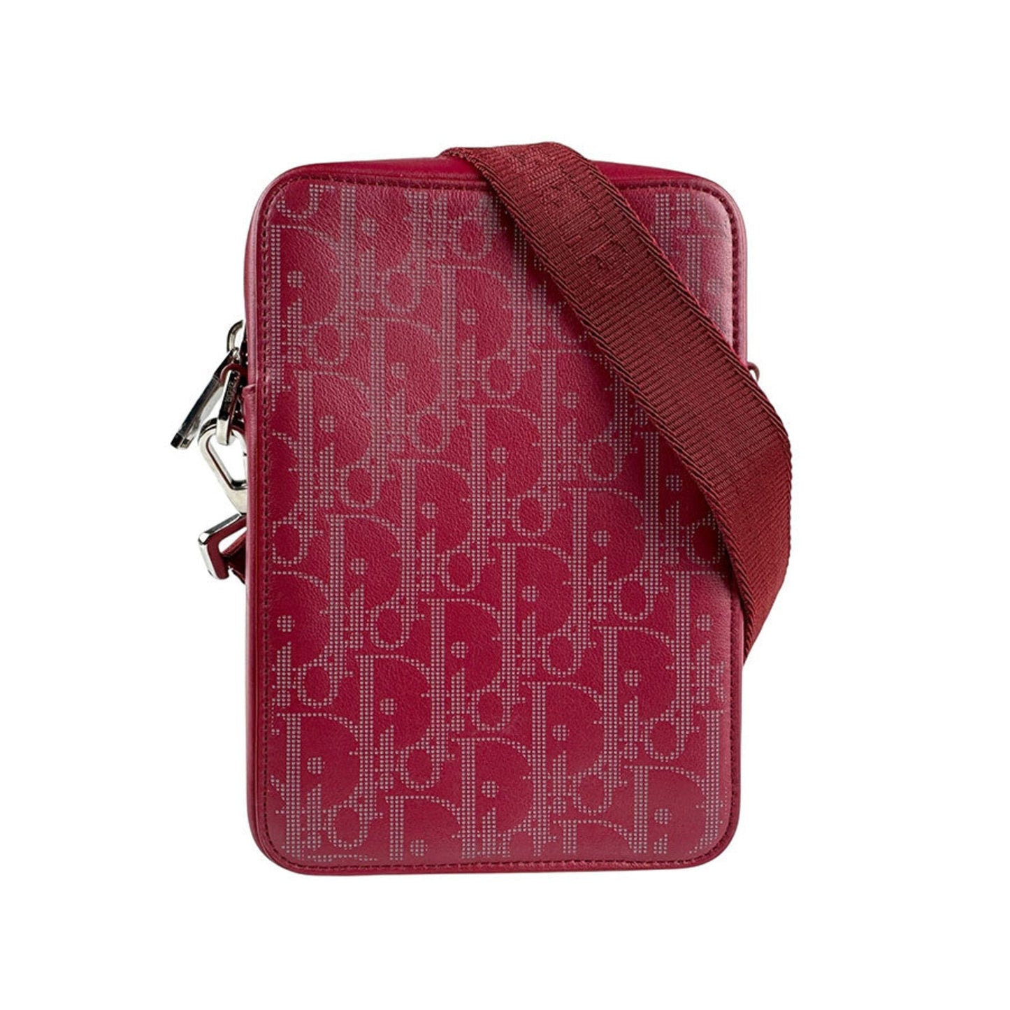 Christian Dior Red Color Leather Shoulder Bag Style 3