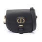 Christian Dior Black Leather Shoulder Bag Style 22
