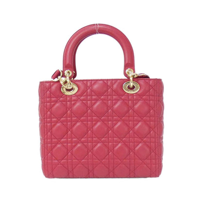 Christian Dior Cherry Red Leather Handbag