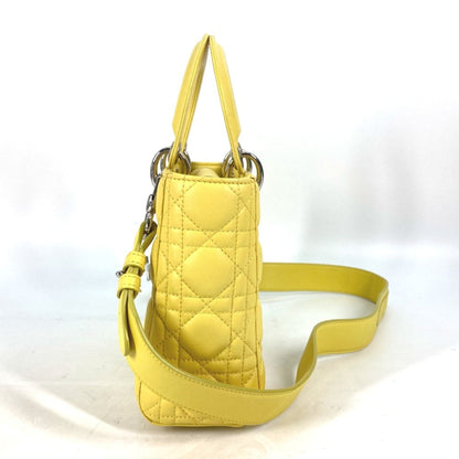 Christian Dior Yellow Leather Handbag Style 2