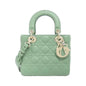 Christian Dior Gold Leather Handbag Leather