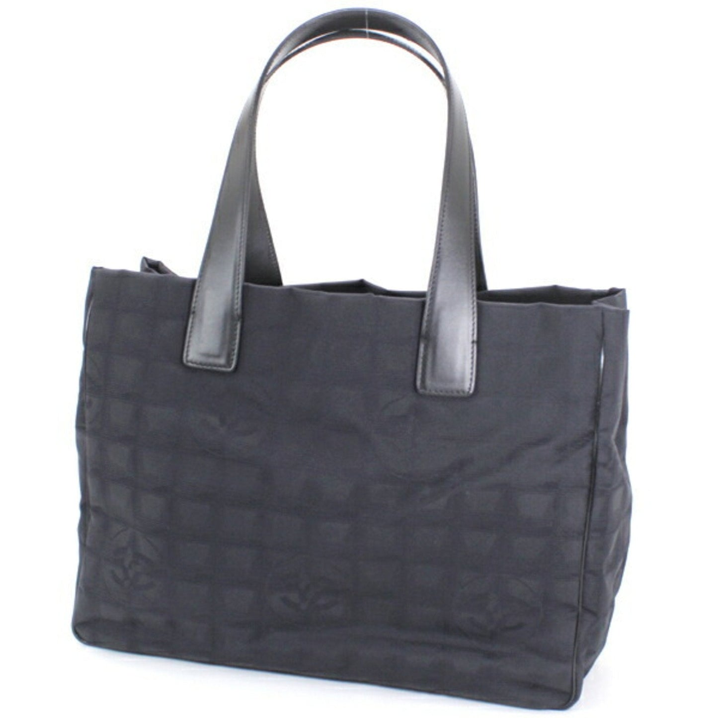 Chanel Bag New Travel Line Tote MM Black Handbag Chanel Women's Nylon