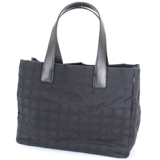 Chanel Bag New Travel Line Tote MM Black Handbag Chanel Women's Nylon