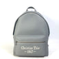 Christian Dior Gray Leather Backpack