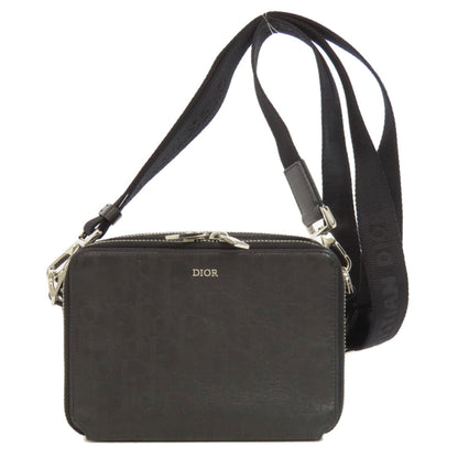 Christian Dior Black Leather Shoulder Bag Style 45